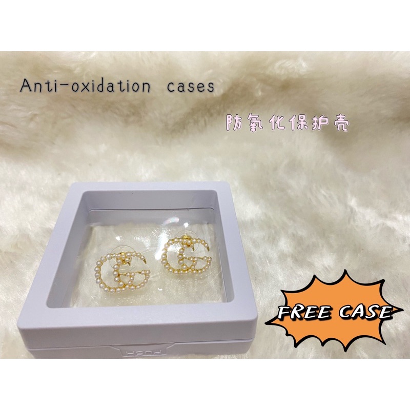 ฟรี CASE S925 Gwhite ต่างหูมุก