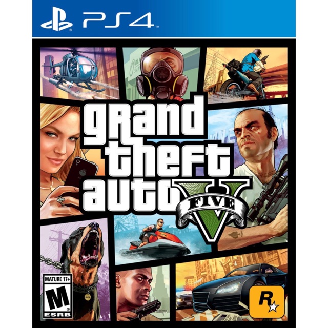 แผ่นเกมส์ PS4 : Grand Theft Auto 5 (GTA5)