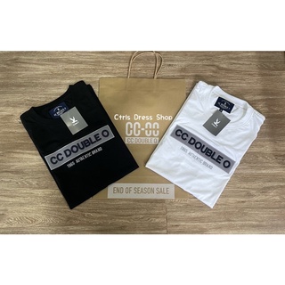 เสื้อยืดงานป้าย CC-OO แบบ ปักกลางหน้าอก