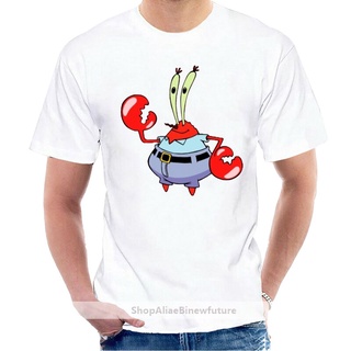 พิมพ์ลายวินเทจใหม่ เสื้อยืด พิมพ์ลายการ์ตูน Mr Krabs Face สไตล์ฮาราจูกุ สตรีท สําหรับผู้ชาย004335 Fgdgdj60lnheag33