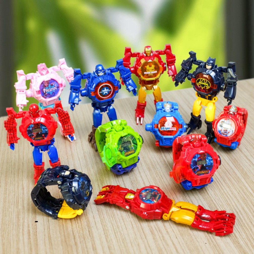 นาฬิกาฉายภาพและแปลงร่าง Superman พร้อมส่ง