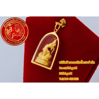 พญานาค คำชะโนด พร้อมกล่องเดิม มี 3สี สีลงยา,สีทอง,สี 3กษัตริย์