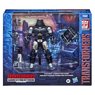 Transformers War for Cybertron Deluxe Covert Agent Ravage and Micromaster Decepticons Forever Ravage