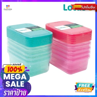 โลตัส กล่องอาหารคละสี 400มล.แพค5#769-1-5LOTUSS FOOD CONTAINER 400ML P5 #769-1-5