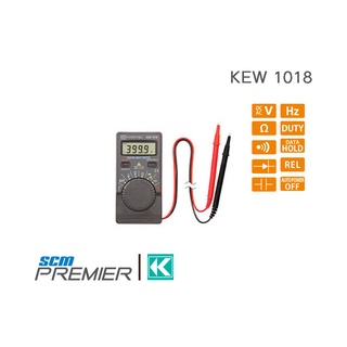 มัลติมิเตอร์ดิจิตอลแบบพกพา KYORITSU Digital Multimeter รุ่น KEW 1018 / 1018-H