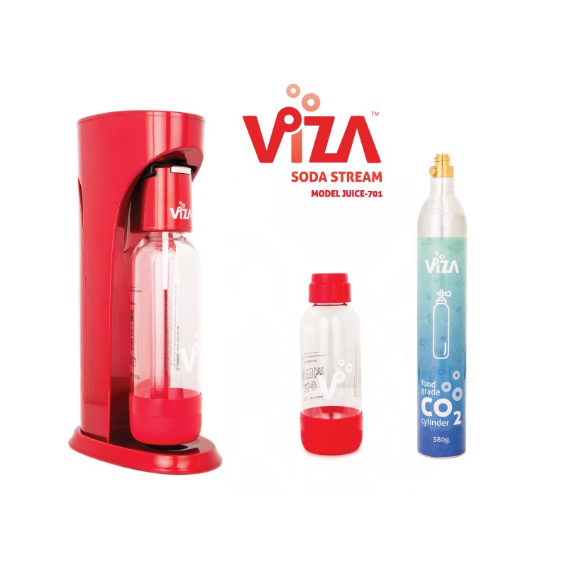 viza soda stream machine เครื่องทำโซดา มะนาวโซดา Viza Soda Stream - juice 701+Co2