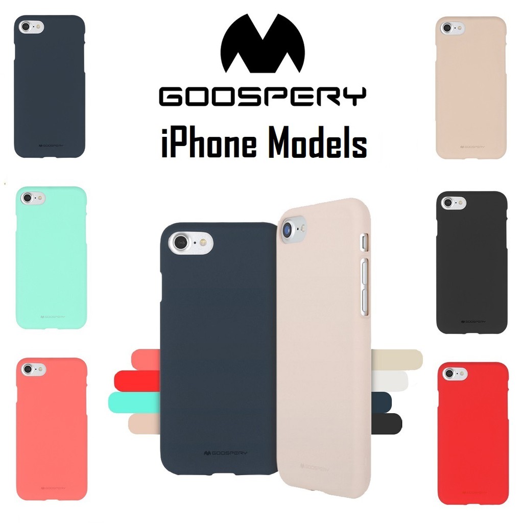 Mercury/Goospery Soft Feeling Case สําหรับ iPhone 11/11Pro/11 Pro Max/X/XS/XR/XS Max/8/7/8 Plus/7 Plus/6/6s