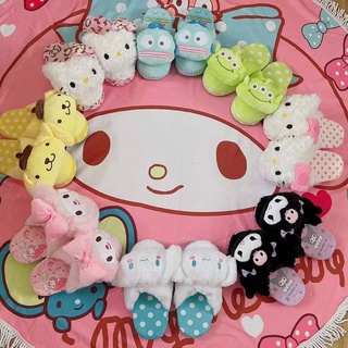 Ns3 Sanrio รองเท้าแตะ ลายการ์ตูน Hello Kitty mymelody Kuromi Cinnamon Alien Pompom Purin Amphiprioninae สําหรับหอพัก บ้าน