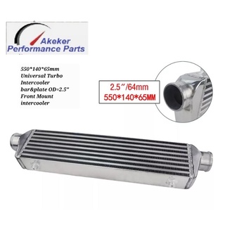 550*140*65mm Universal Turbo Intercooler bar&amp;plate OD=2.5" Front Mount intercooler อินเตอร์