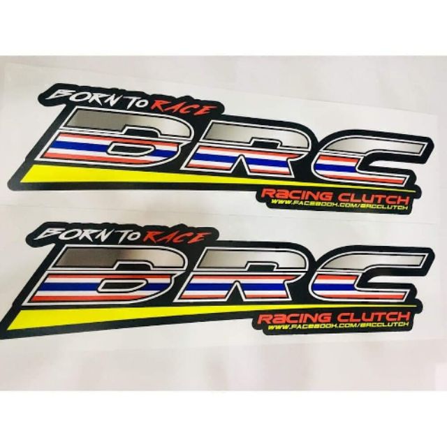 สติ๊กเกอร์BRC ลายธงชาติไทย สำหรับรถกระบะ