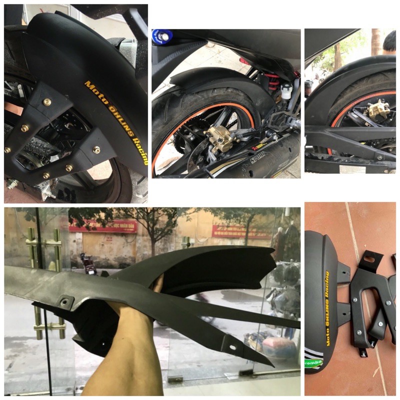 Exciter 150,winer x,v1,v2 บังโคลน 4 ขา