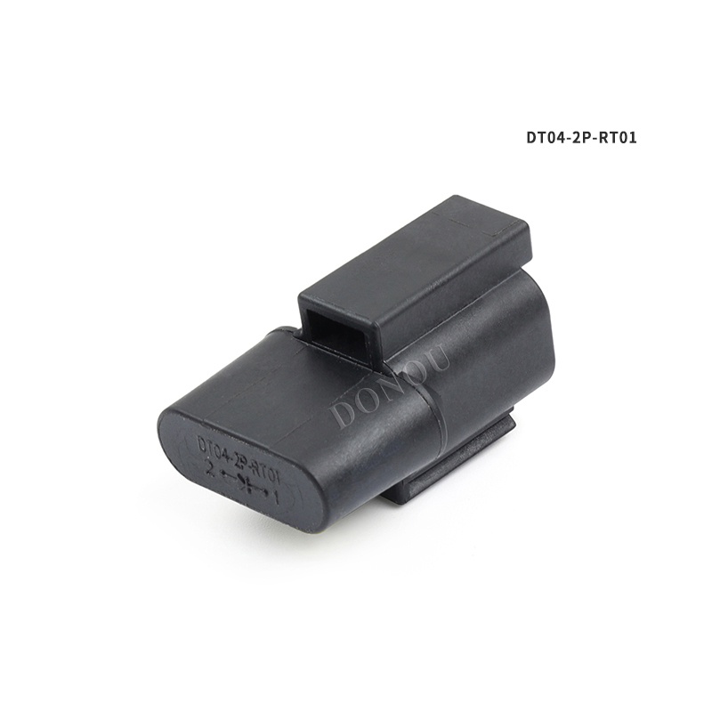 DT04-2P-RT01 Automotive wiring harness connector waterproof connector with diode male end plug black