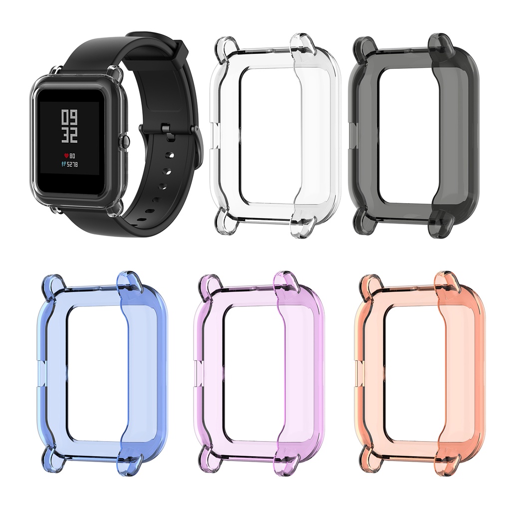 เคสกรอบนาฬิกา วัสดุ Tpu สําหรับ Xiaomi Huami Amazfit Bip U / Bip Pop Pro / GTS 2 mini Smart Watch