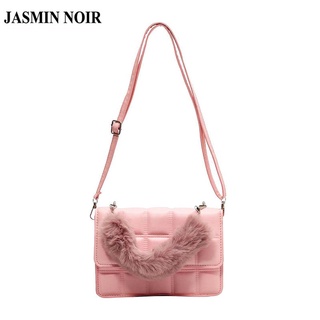 Jasmin NOIR กระเป๋าสะพายไหล่ สะพายข้าง ลายสก๊อต สําหรับผู้หญิง