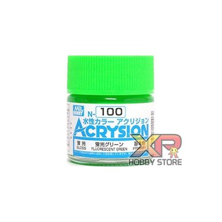 N100 Acrysion Fluorescent Green (10 ml)