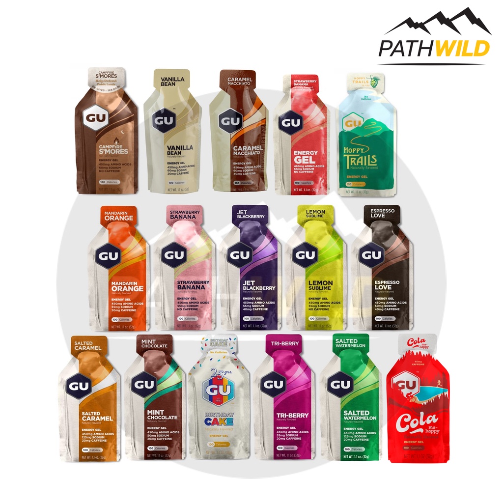 GU ENERGY GEL เจลให้พลังงานสำหรับการออกกำลังกาย