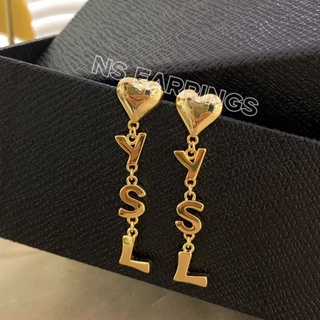 NS.EARRINGS | NS471 - OPYUM YS L HEART EARRINGS IN METAL