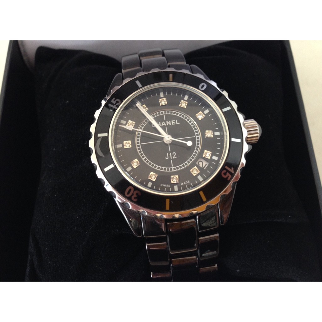 นาฬิกา Chanel J12  สีดำ  ราคา 99 บาท