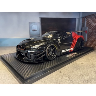 โมเดลรถ IG2345 1:18 LB-WORKS Nissan GT-R R35 type 2 Black/Red