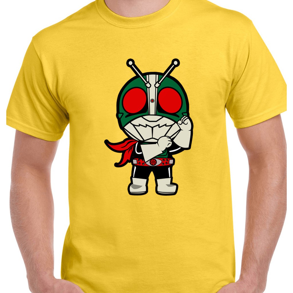 อะนิเมะมังงะ Kamen Rider X Kamen Rider 2-Go Kamen Rider V3 Black Blade เสื้อยืดผู้ชายผ้าฝ้าย