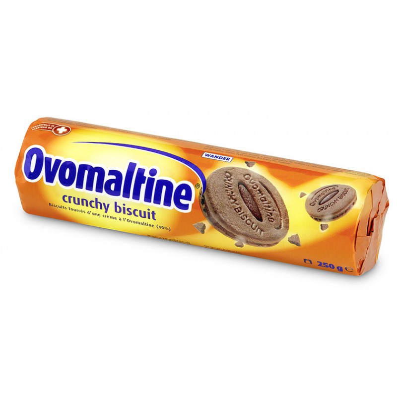 Sale!!! หมดอายุ 15/06/2564 Ovomaltine Crunchy Biscuit [250 g.] :: โอวัลตินบิสกิต