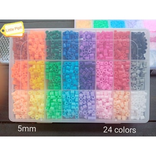 Midi 5mm Fuse Beads เม็ดบีท รีดร้อน 5 มม. ลูกปัด Hama Perler Bead