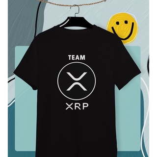 To the Moon 🚀🌕 XRP เสื้อยืดลายเหรียญคริปโต  Cryptocurrency  ผ้า Cotton 💯 ใส่สบาย สีสันสดใส สกรีนแบบ DTG