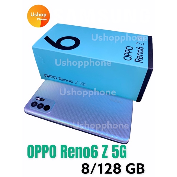 OPPO Reno6 Z 5G (8+128GB) สี Aurora มือสอง ประกันศูนย์ 8 เดือน