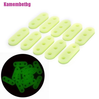 [Kamembetbg] หัวเข็มขัดประแจเรืองแสง เพื่อความปลอดภัย สีเขียว สําหรับเต็นท์ กลางแจ้ง 10 ชิ้น