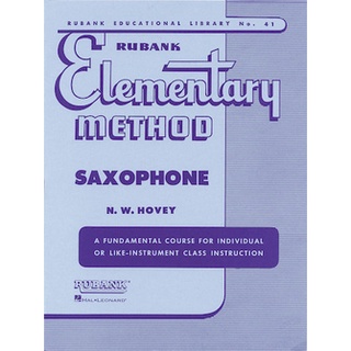 RUBANK ELEMENTARY METHOD – SAXOPHONE