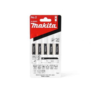 MAKITA (มากีต้า) ใบเลื่อยจิกซอ NO.2(5ใบ/1PAC)