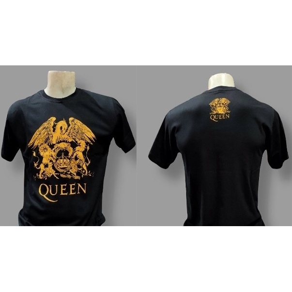 เสื้อยืด QUEEN BAND - QUEEN LOGO 2 ด้านข้าง