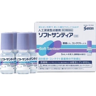 SANTE SOFT SANTEAR Preservative-free Eyedrops  น้ำตาเทียมไร้สารกันบูด