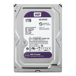 HDD 1TB WD ฮาร์ดดิสก์ WD PURPLE 1TB  FOR CCTV ประกัน 3ปี