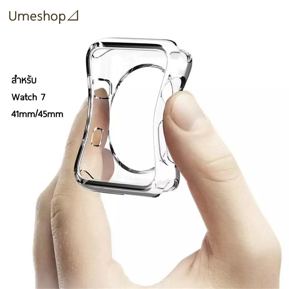 เคสสมาร์ทวอทช์ TPU สำหรับ iwatch series 11 10 9 8 7 SE 6 5 4 3 2 ขนาด 46mm 42mm 41 มม 45 มม 40 มม 44 มม