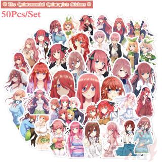 ❉ The Quintessential Quintuplets Series 01 Anime สติ๊กเกอร์ ❉ 50Pcs/Set Nakano Miku Ichika Nino Yotsuba Itsuki DIY Fashion Mixed Decals Doodle Decals สติ๊กเกอร์