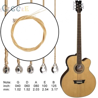 ◀READY▶Acoustic Bass String Accessories Carbon Steel Core Replacement Durable# Good Quality