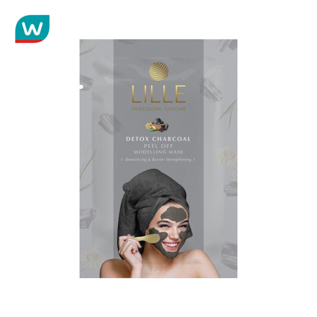 Lille Professional Skincare ลีล โปรเฟสชั่นนอล สกินแคร์ ดีท็อกซ์ ชาร์โคล พีล ออฟ โมเดลลิ่ง มาส์ก 40 กรัม