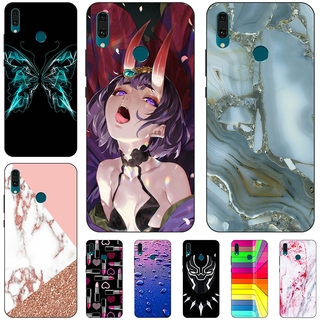 เคสโทรศัพท์ Tpu แบบนิ่มพิมพ์ลายการ์ตูนสําหรับ Huawei Y9 2019 Y 9 2019 Y92019 Jkm-Lx1 Jkm-Lx2 Jkm-Lx3 6.5"