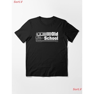 Sort.V CAR E30 T-Shirt - White Essential T-Shirt เสื้อยืดพิมพ์ลาย เสื้อยืดโลโก้รถ