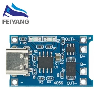 บอร์ดโมดูลชาร์จแบตเตอรี่ลิเธียม Type-c Micro Mini USB 5V 1A 18650 TP4056 1A Li-ion