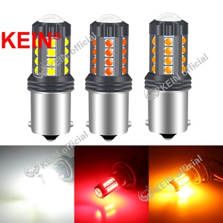 KEIN 1156 Led 1157 Led Bay15D P21 / 5 W ไฟสัญญาณเบรครถยนต์ 12V 3030 Smd 1156 BA15S P21W BA15S PY21W Tail Park Light Stop Lamp Brake Reverse Light Auto Motorcycle Led Lamp Bulb