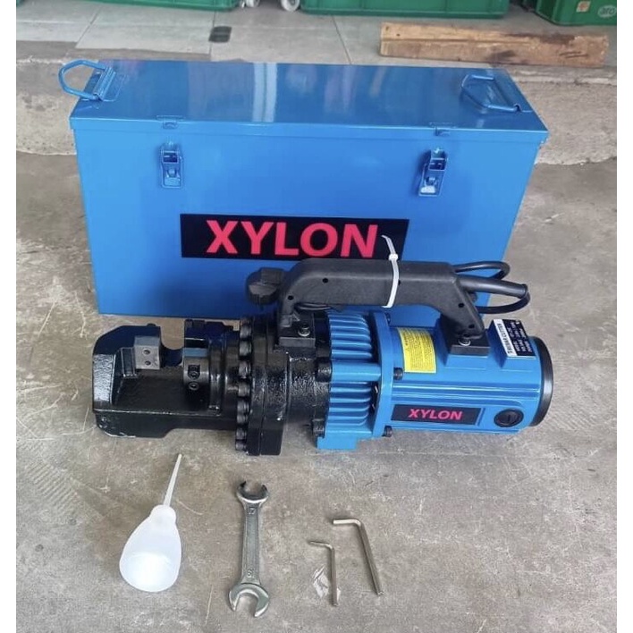 🔥โค้ดINC3LEL3ลด30฿ เครื่องตัดเหล็กเส้นระบบไฟฟ้า ขนาด 25 มม Rebar Cutter ยี่ห้อ XYLON รุ่น XY-25C