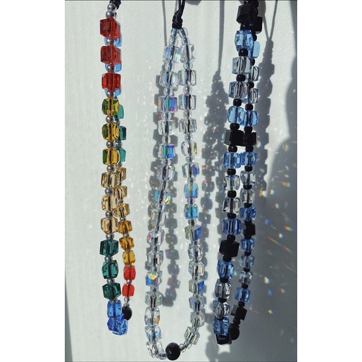 ‼️Clearance Sale‼️พร้อมส่ง☘︎︎ Beaded Glass Phone Strap - UK Handmade