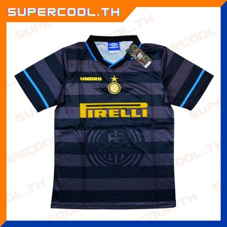 Inter Milan Third Shirt vintage 1997/1998 เสื้ออินเตอร์มิลานย้อนยุค 1997/1998 เสื้อบอลอินเตอร์มิลานรุ่นเก่า