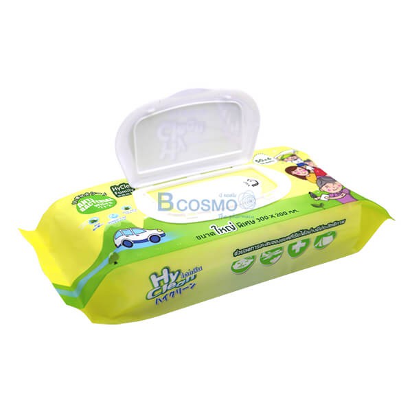 HyClean Family ทิชชู่เปียกทำความสะอาด แผ่นใหญ่ (ขนาด 300×200 Mm ...