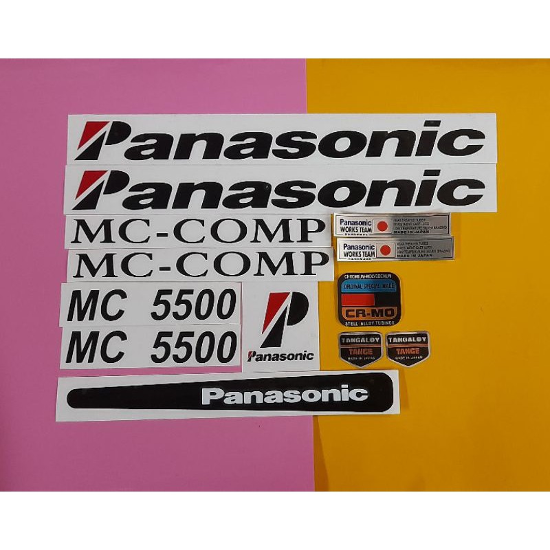 Panasonic Mc5500. สติกเกอร์ติดจักรยาน