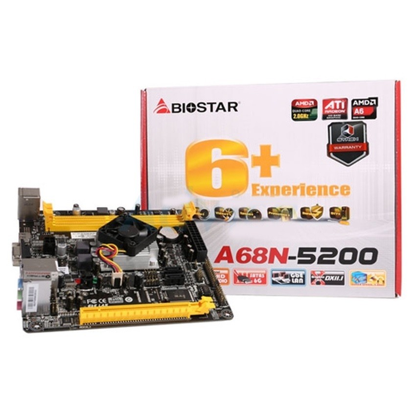BIOSTAR A68N-5200 + CPU AMD Quad-Core A6 5200 'STrek'