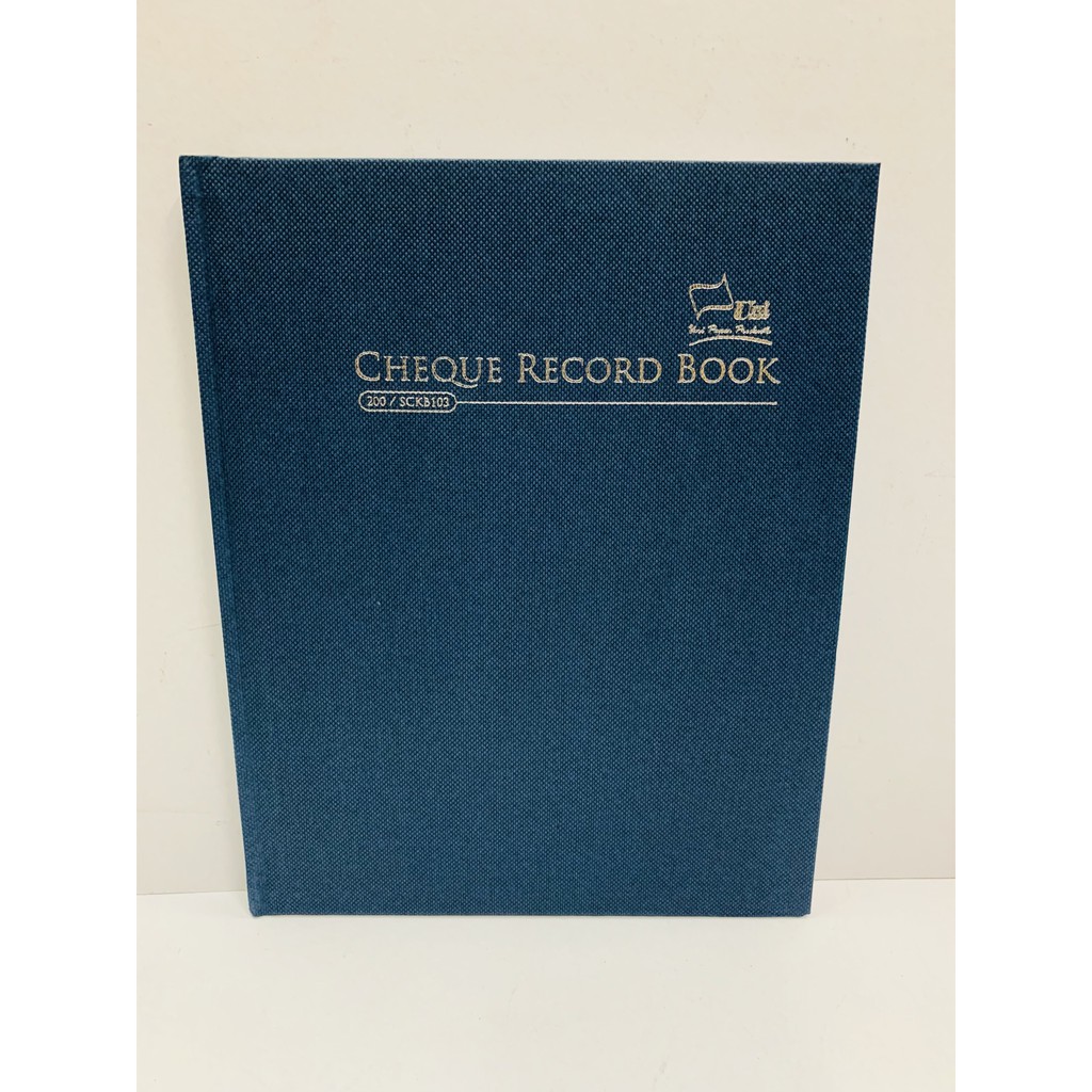 UNI CHEQUE RECORD BOOK ปกแข็ง 120PAGES/200PAGES