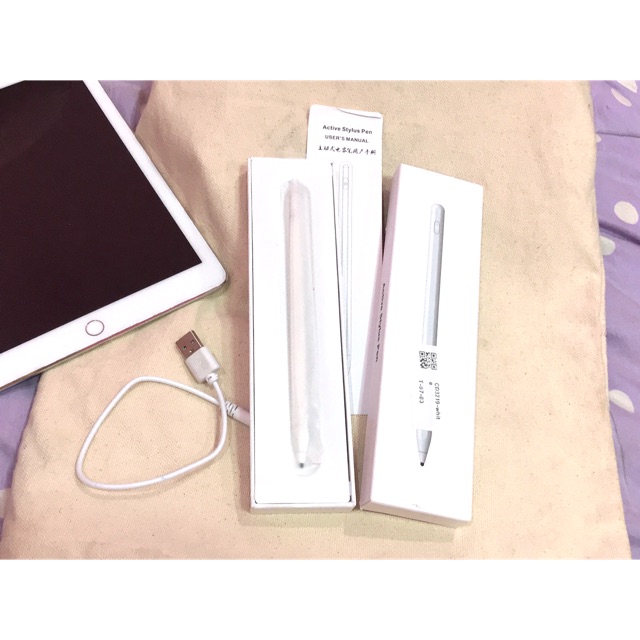 [ มือสอง สีขาว ] GOOJODOQ ปากกา Stylus สำหรับ iPhone iPad 9.7 Android IOS